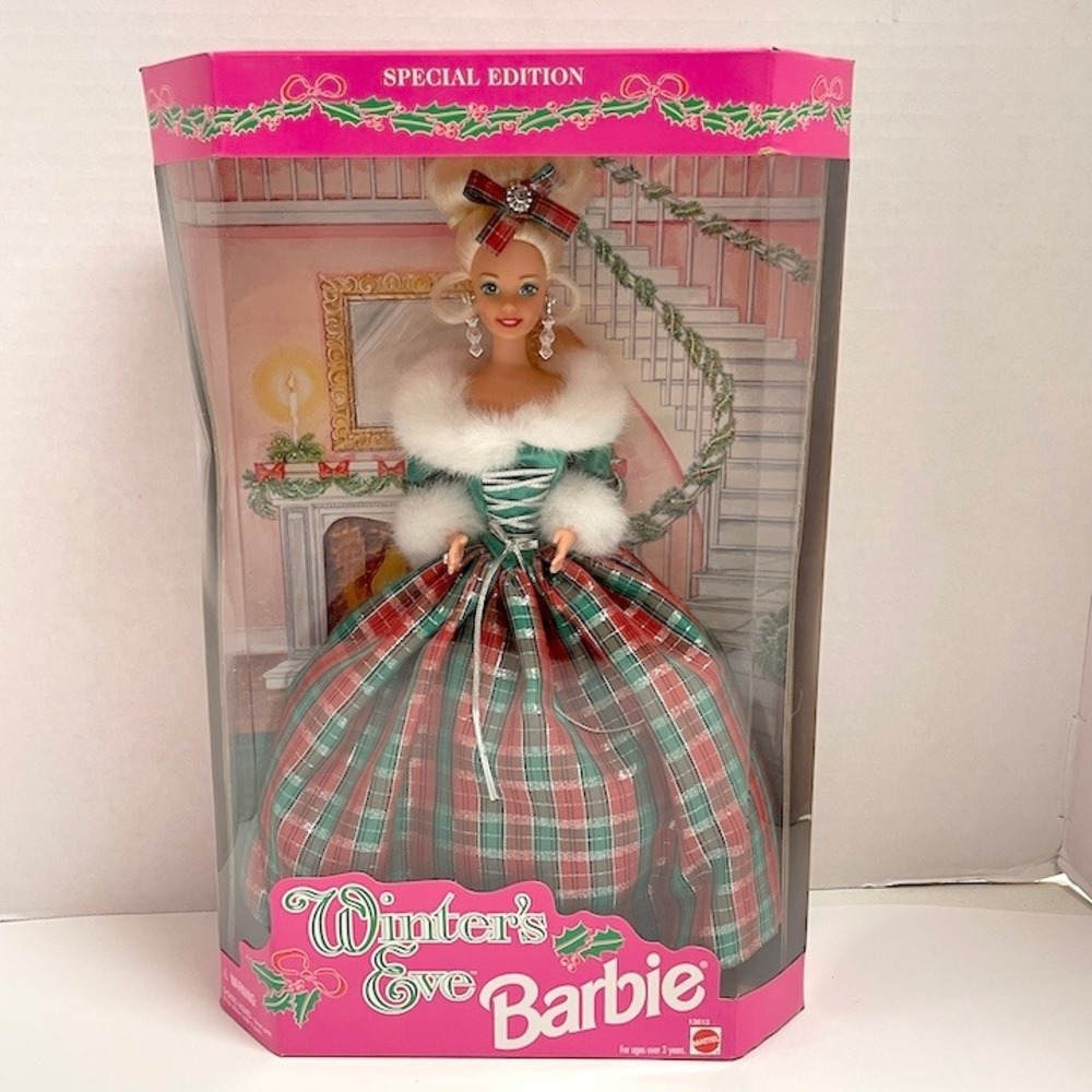 1994 Special Edition Winter's Eve Christmas Barbie Doll #13613